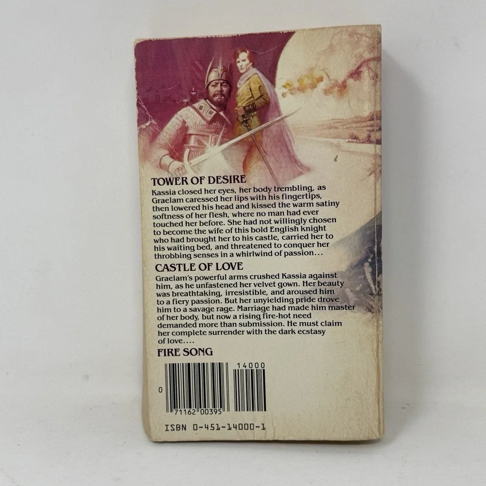 FIRE SONG by Catherine Coulter Clutch Cover Historical Romance